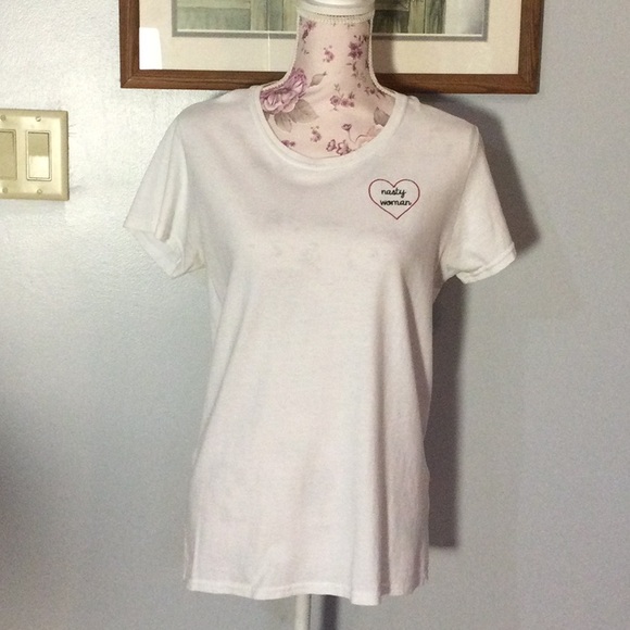 Femininitees Tops - Femininitees White T-Shirt